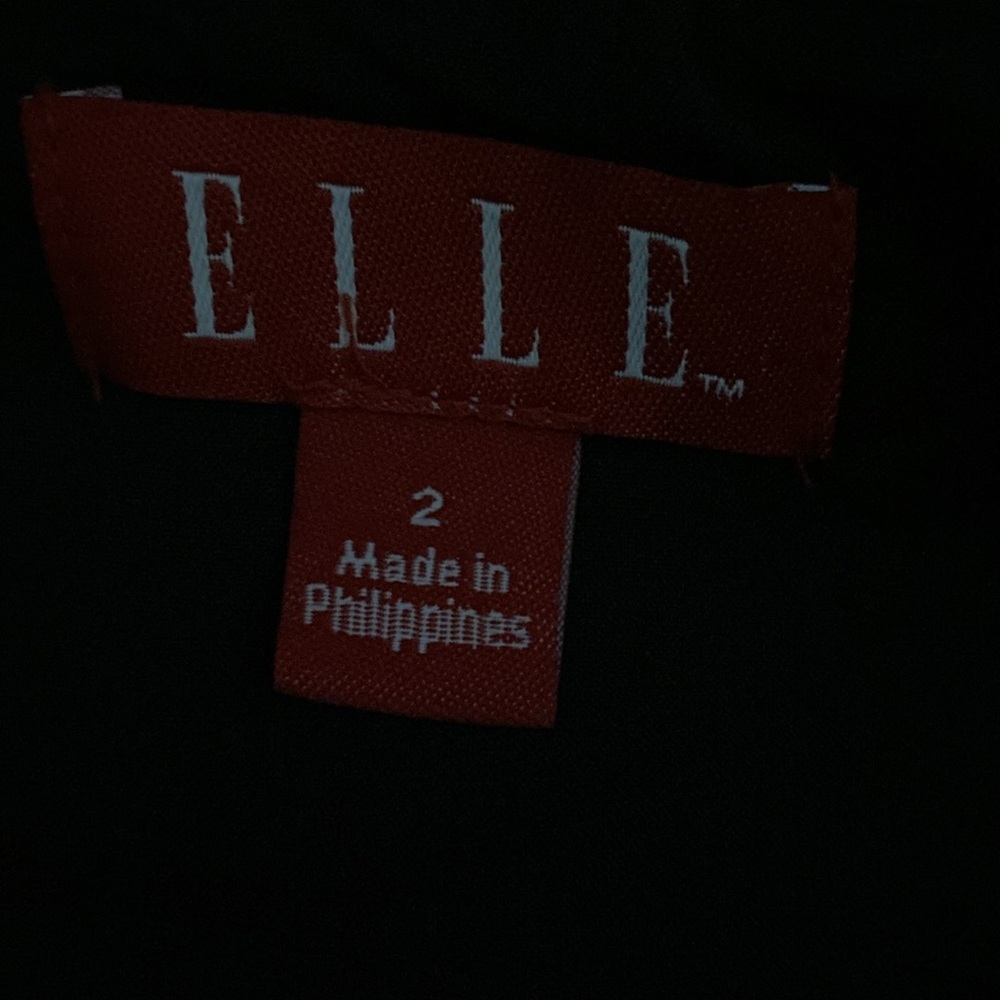 Elle Evening  Dress size 2 blackk and silver - Picture 4 of 4